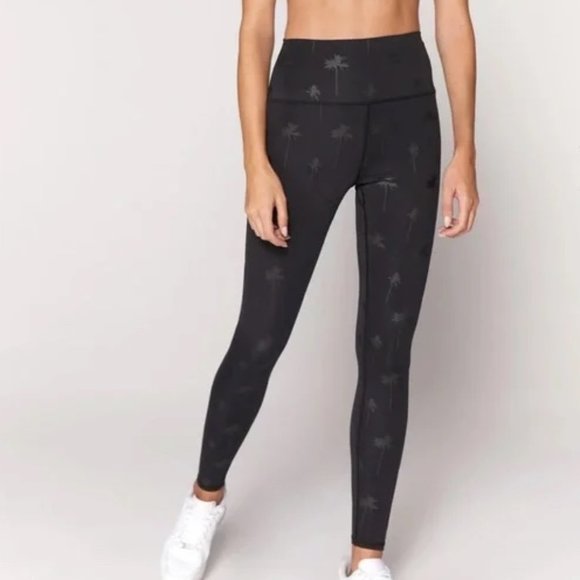 ❤️ Spiritual Gangster Intent Tonal Palm High Waist Leggings - Picture 4 of 6